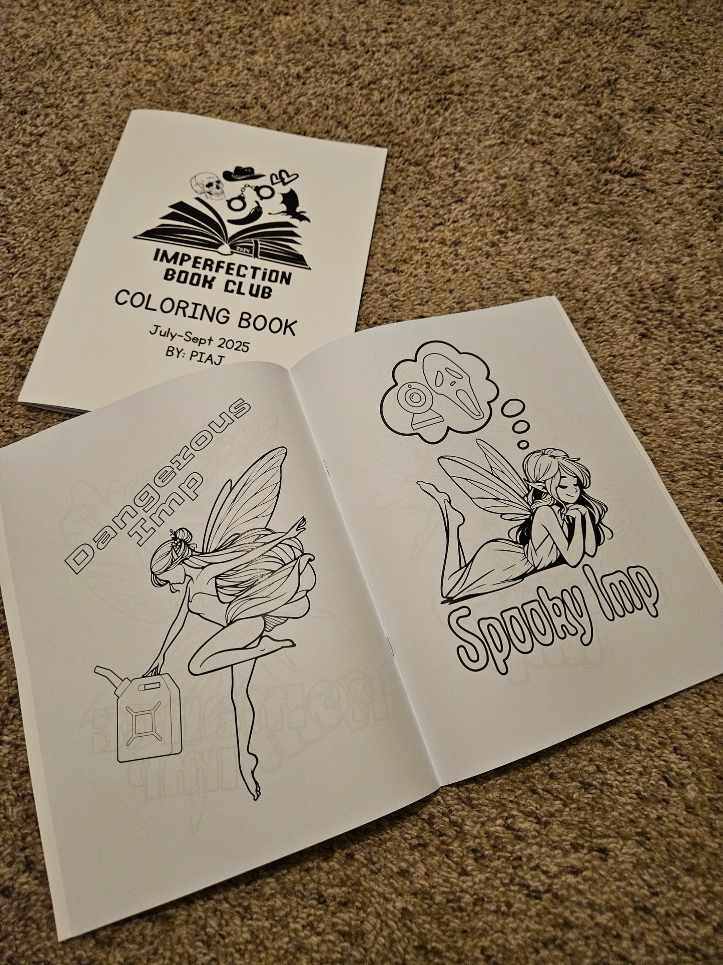 Imps Book Club Coloring Book-Adult